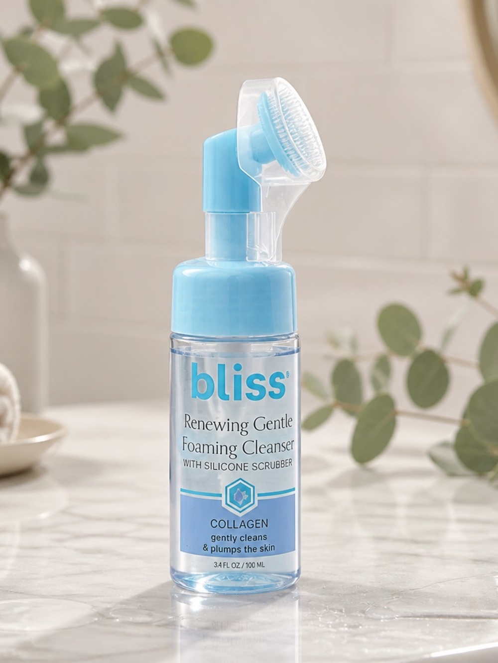 Bliss Foaming Cleanser Silicone Scrubber NWT